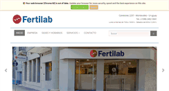 Desktop Screenshot of fertilab.com.uy
